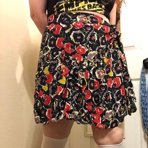 Anthropologie Maple floral skirt